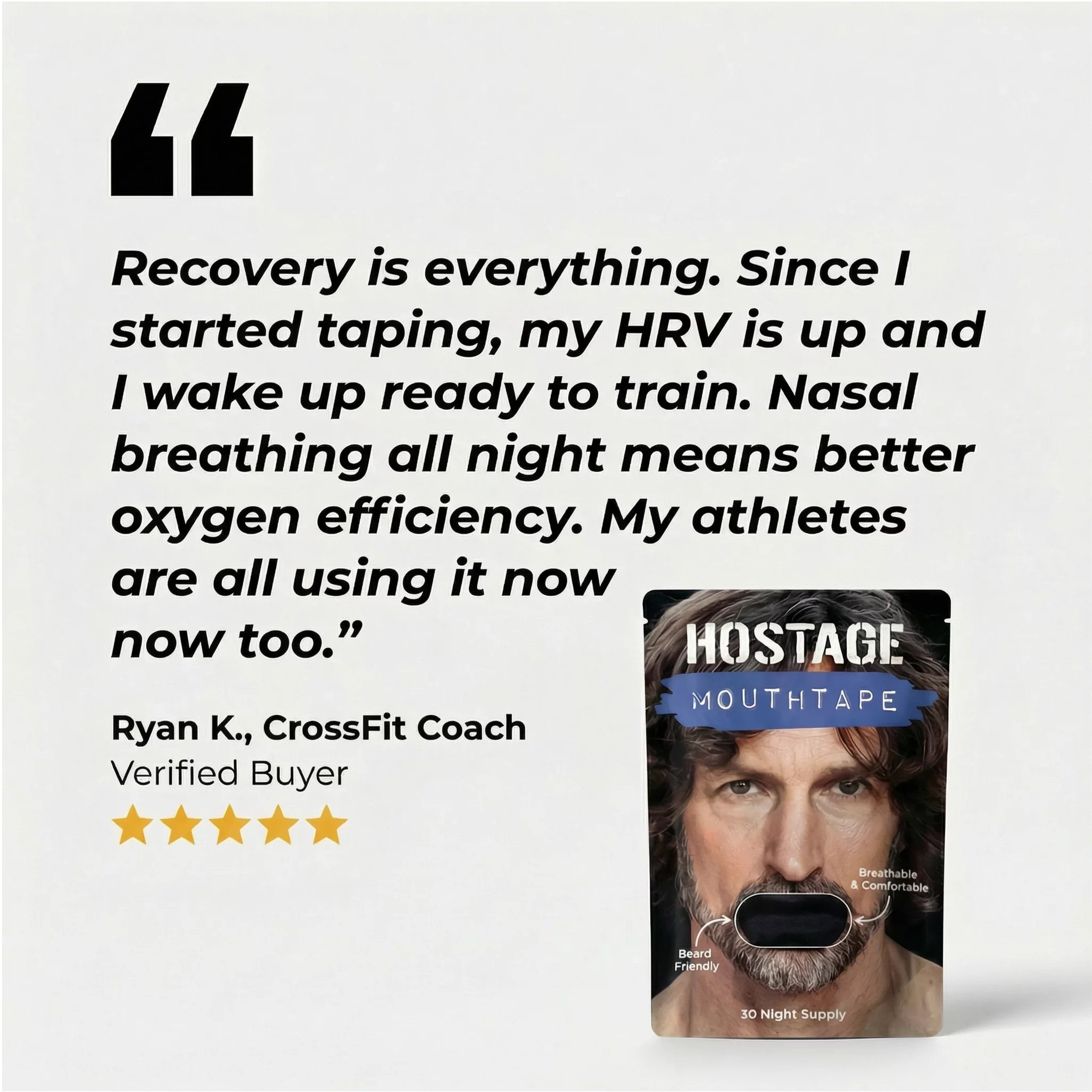 Hostage Mouth Tape 30 Night Try - LIMITED OFFER - Hostage Tape