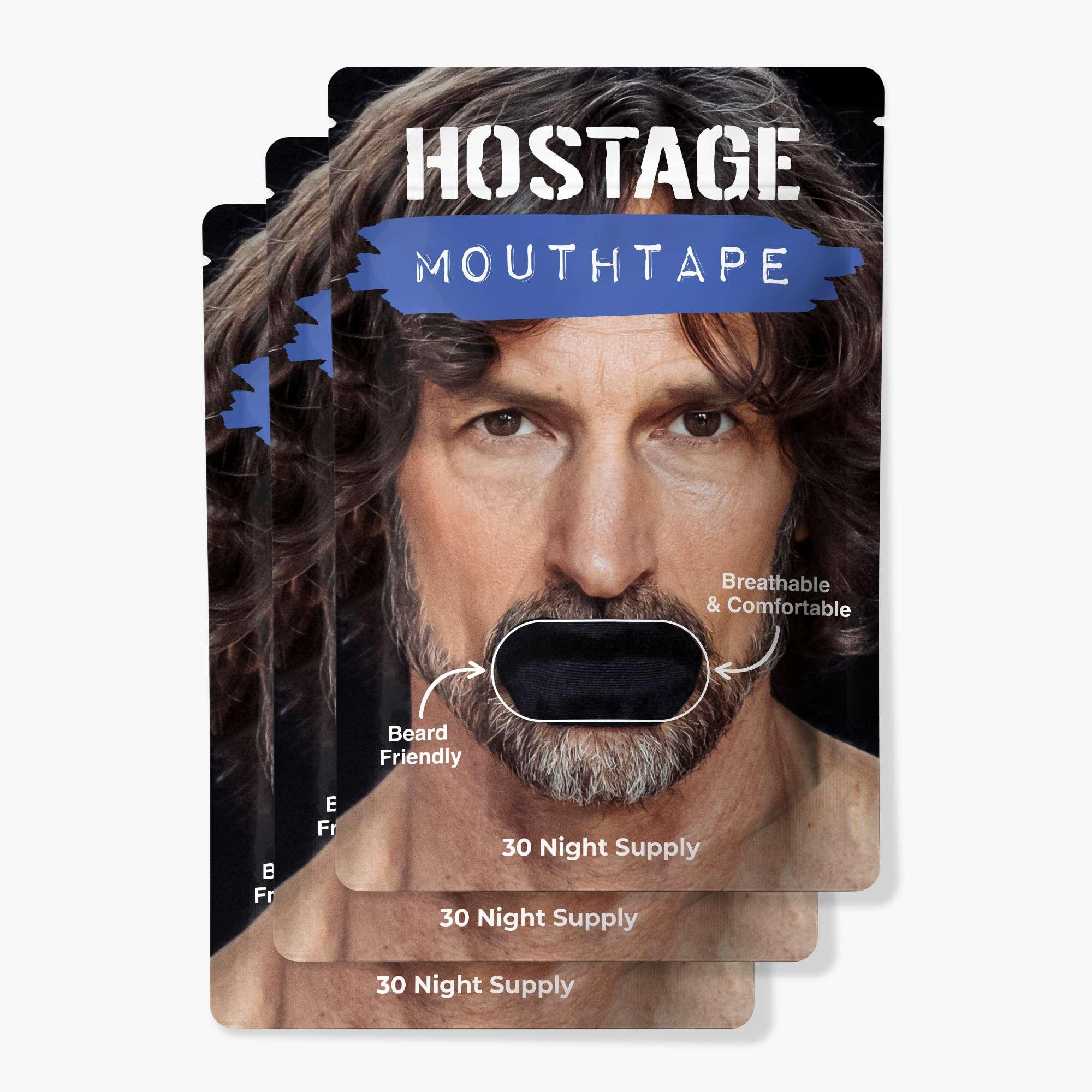 Hostage Mouth Tape Buy 2 Get 1 FREE - 90 Day SPECIAL OFFER - FREE SHIPPING - Hostage Tape