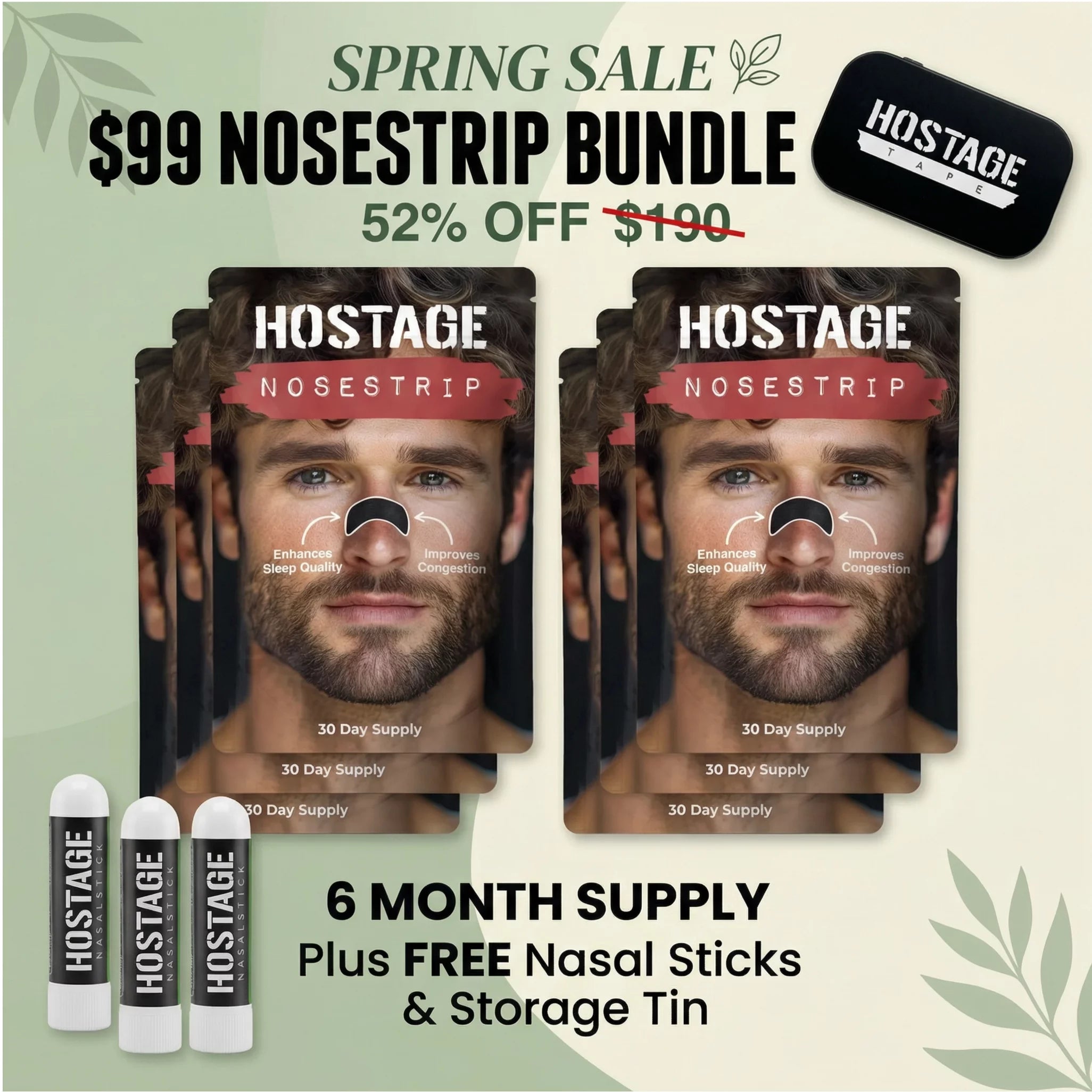 👃 Nose Strip Bundle - Hostage Tape