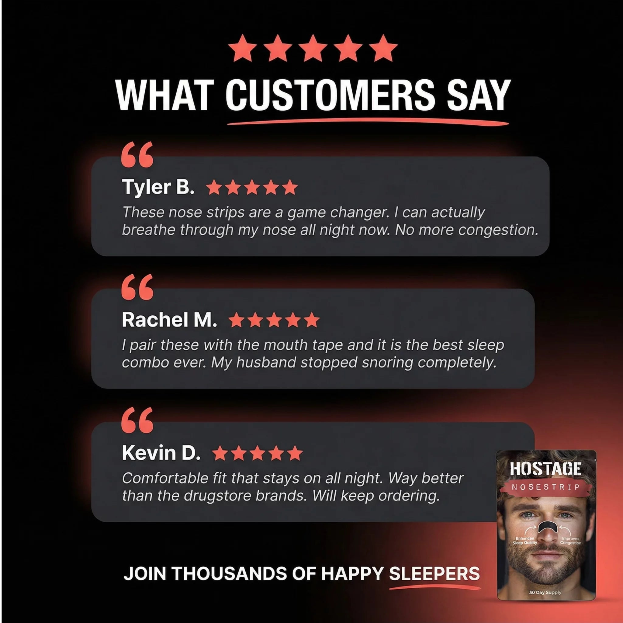 👃 Nose Strip Bundle - Hostage Tape