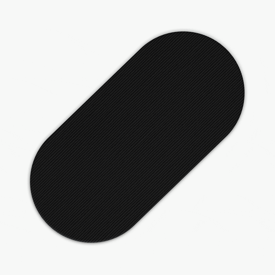 One strip of Hostage Mouth Tape shown from the top view, designed for better sleep, reduced snoring, and improved nasal breathing