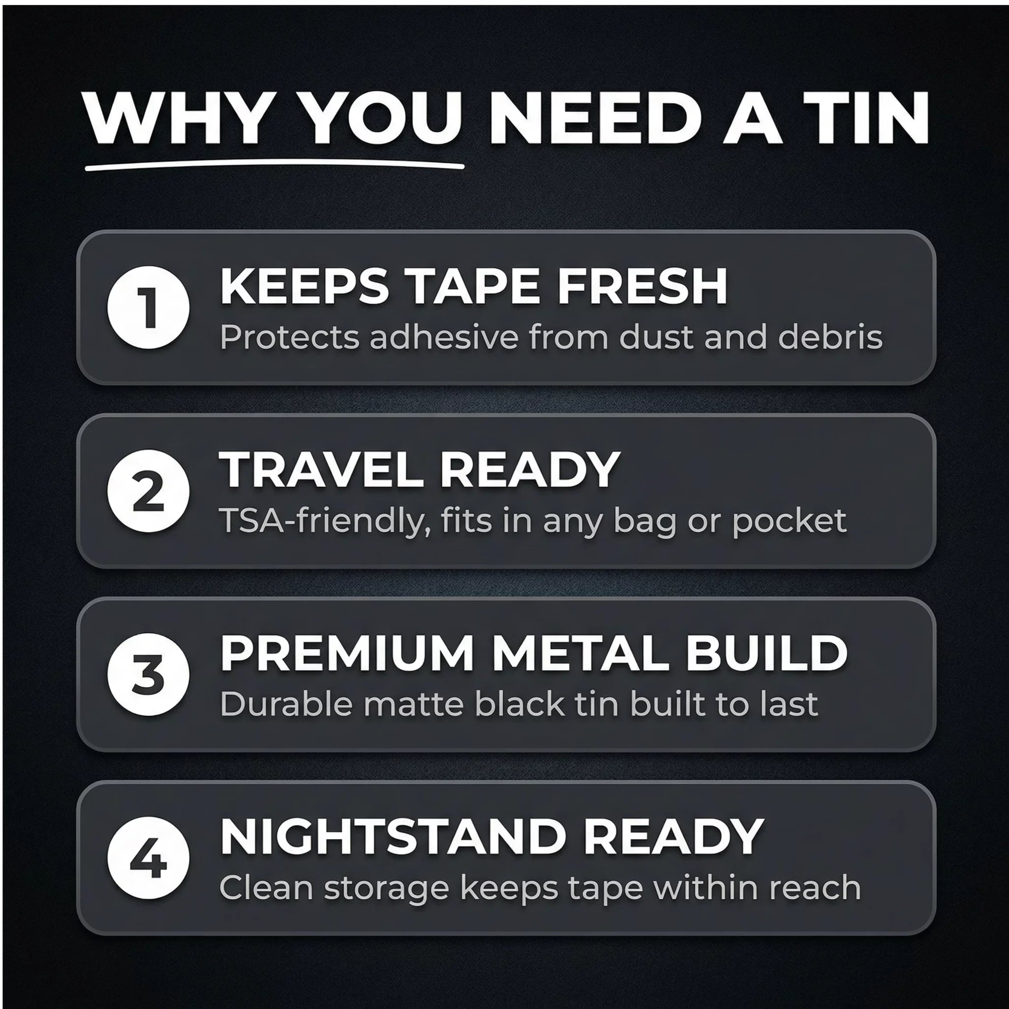 Hostage Mouth Tape Storage Tin - Hostage Tape