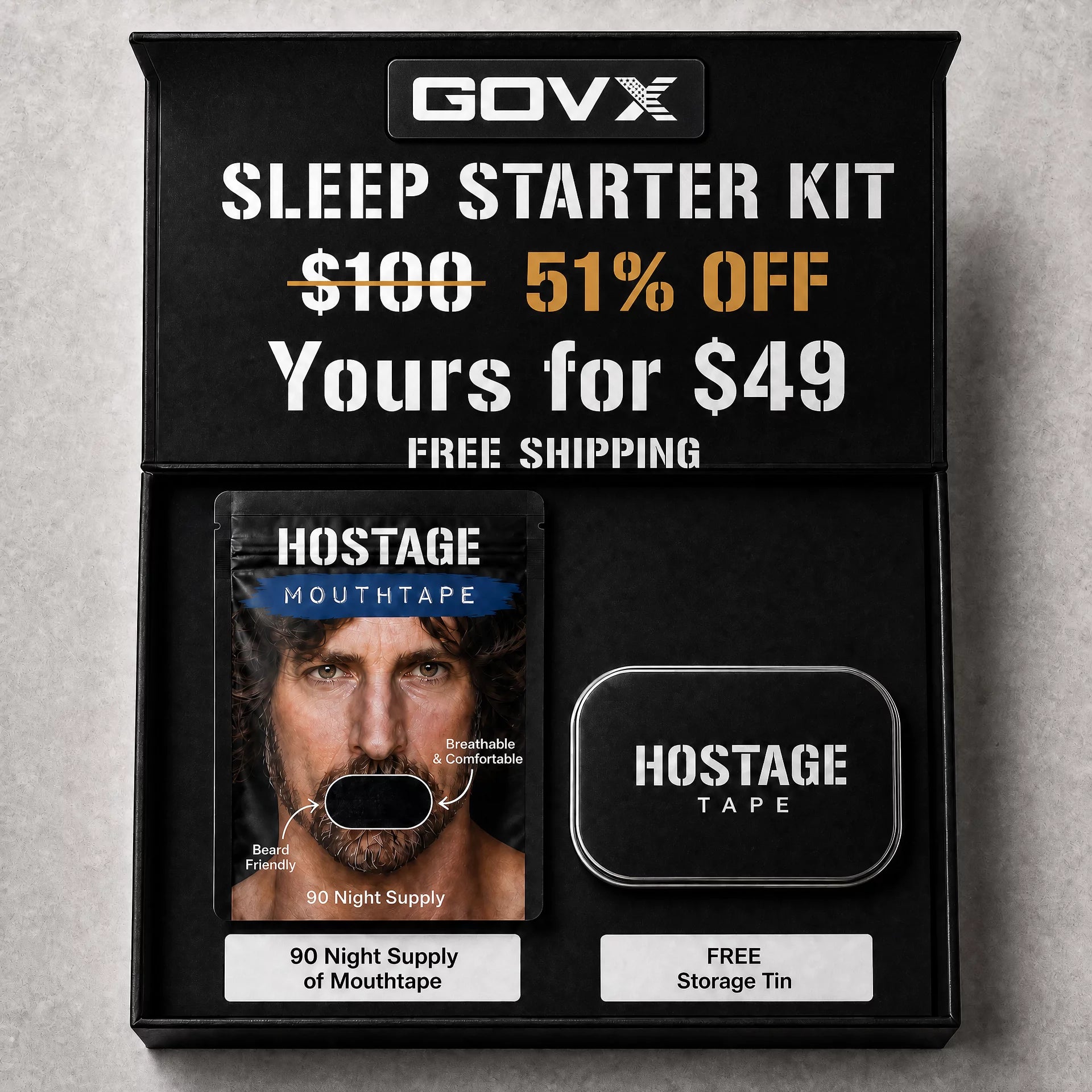 GOVX Sleep Starter Kit - Save 51% - FREE Shipping