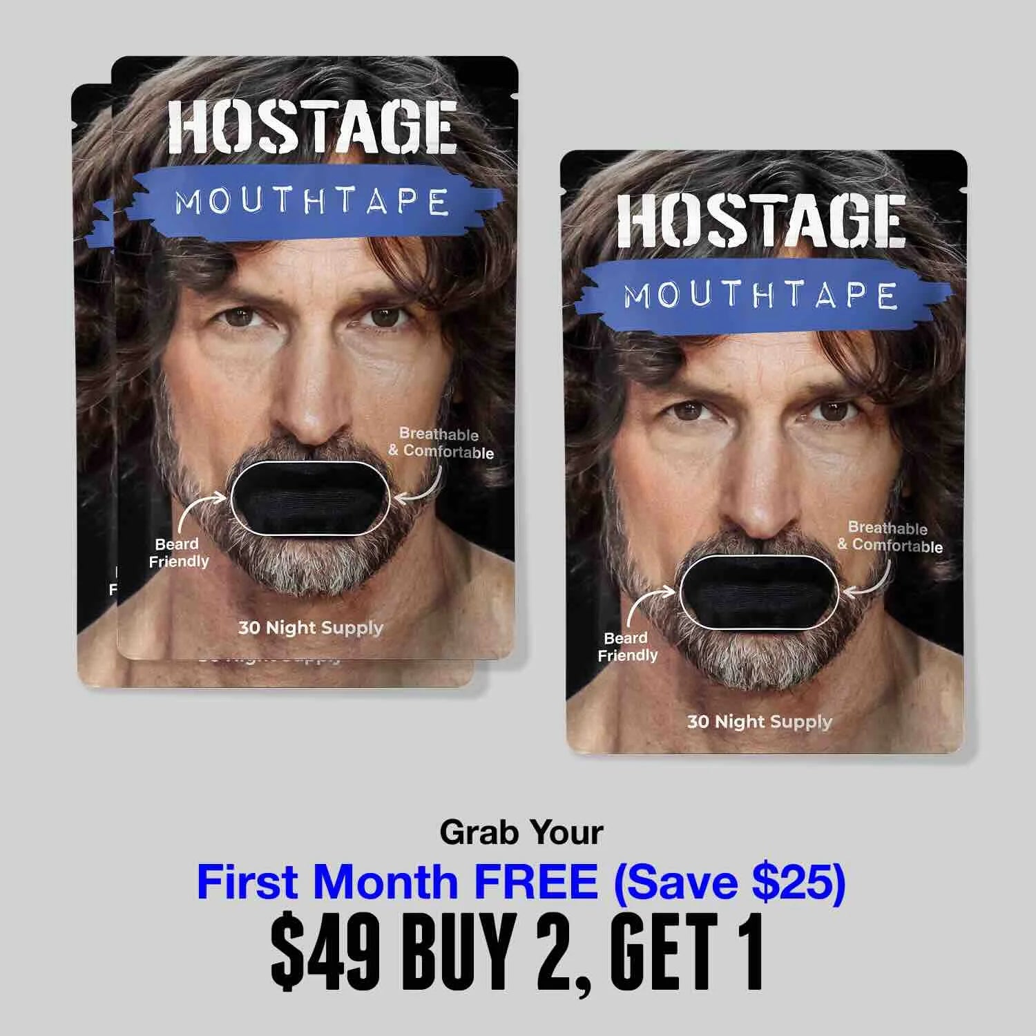 Hostage Tape 90-night BOGO bundle