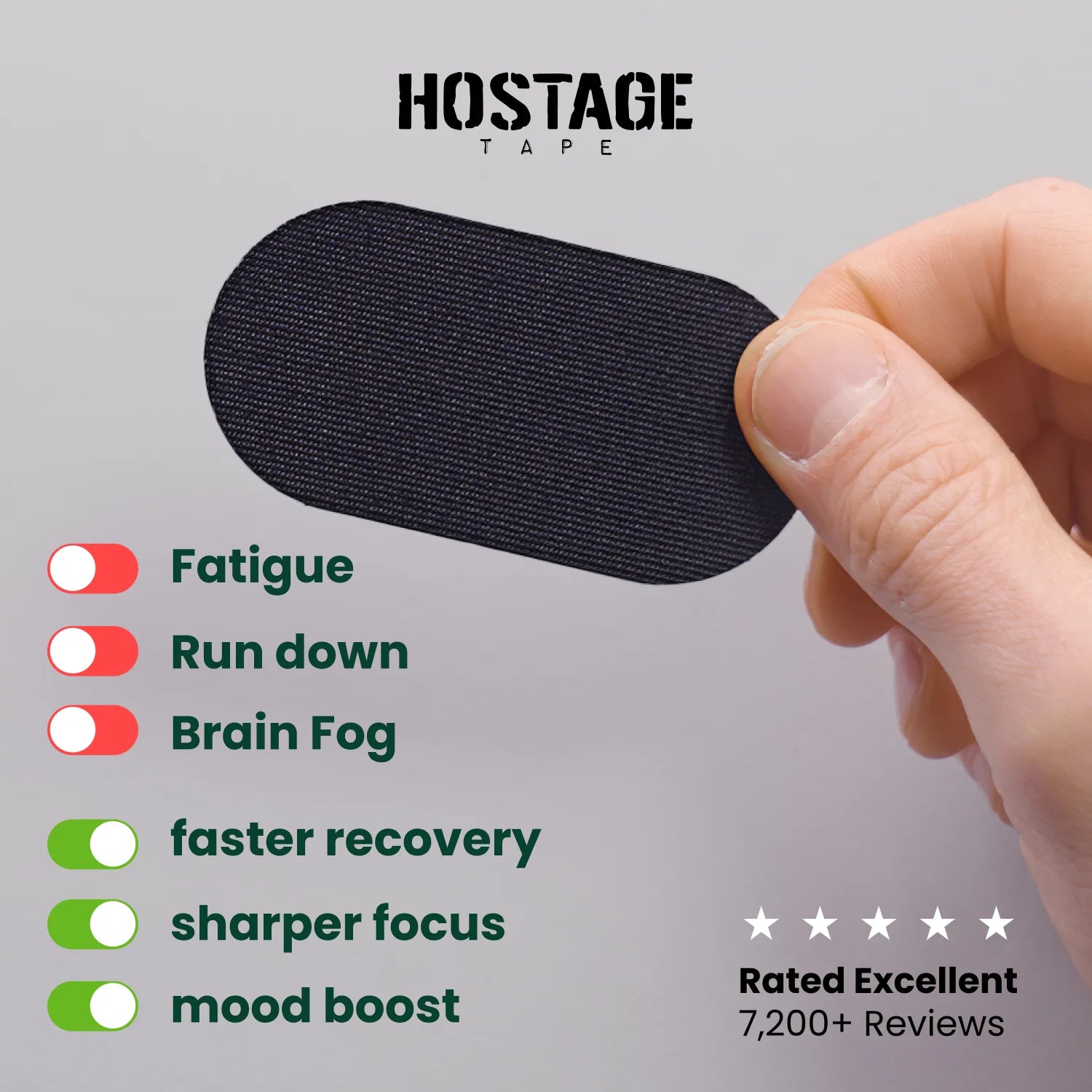 Hostage Tape mouth strip benefits for better sleep, focus, recovery, and mood