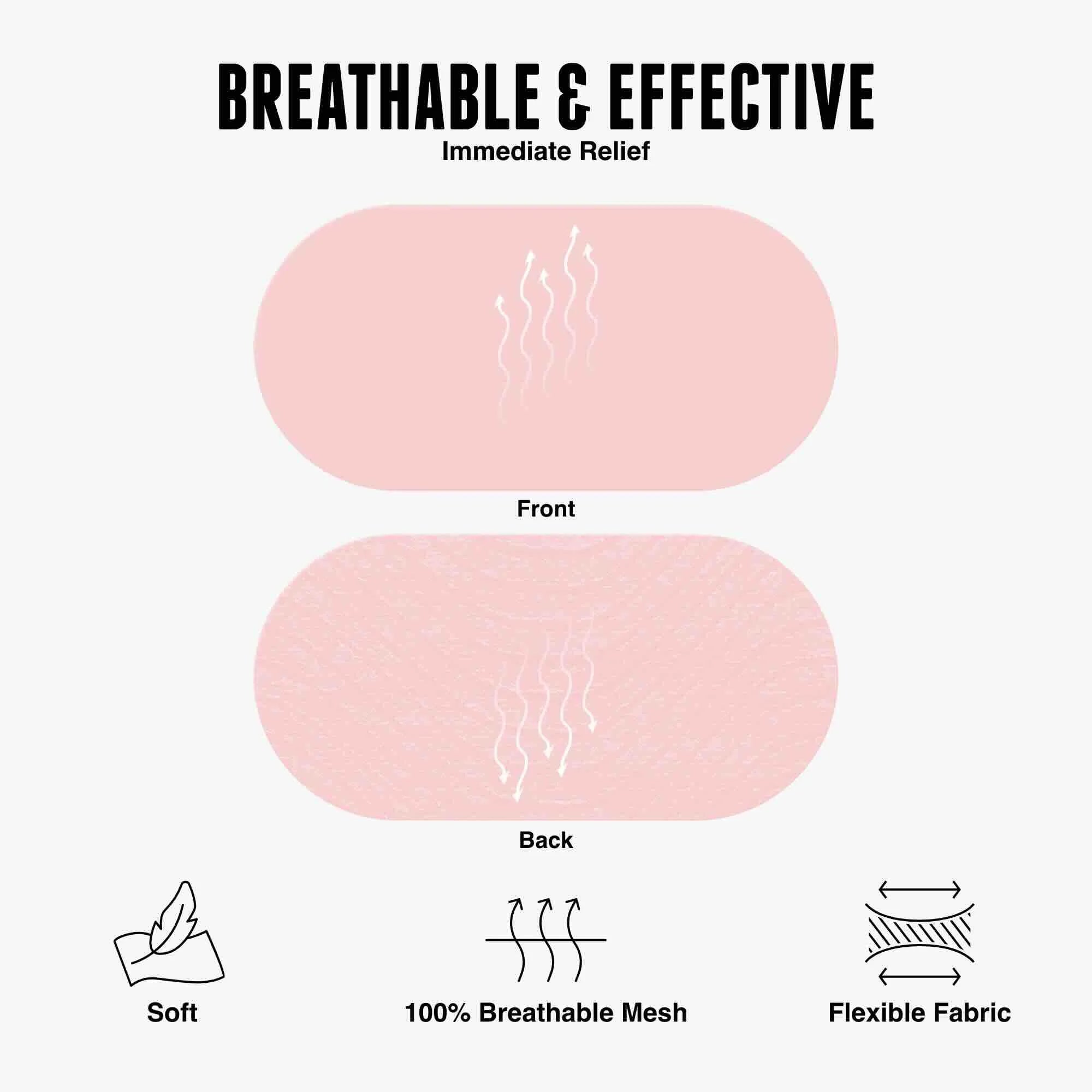 Pink Hostage Mouth Tape, breathable and flexible for comfortable nose and mouth breathing