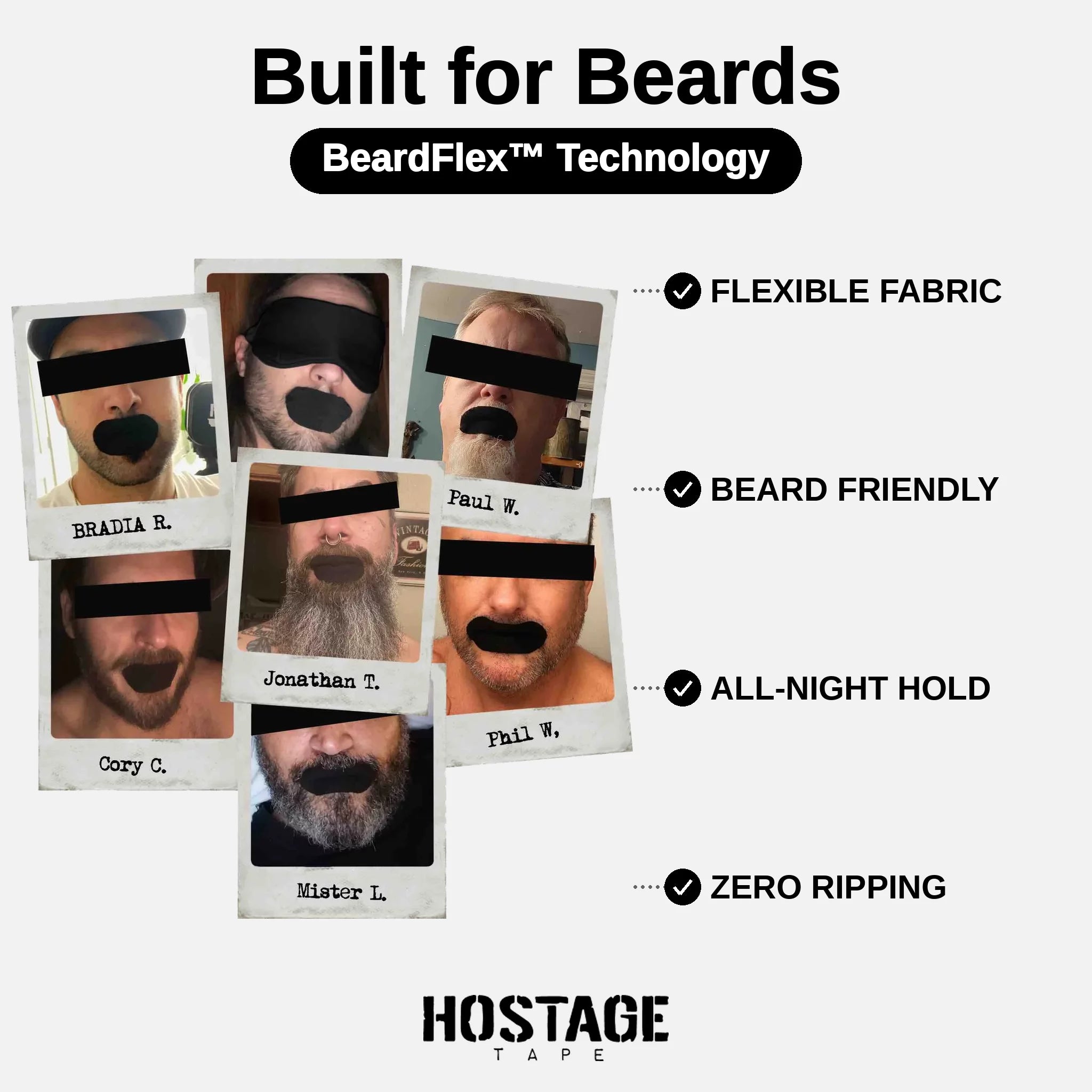 Hostage Tape: 1/3/6/12 Month Supplies | Mens/Womens