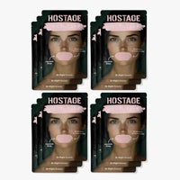 Twelve pink Hostage Mouth Tape pouches