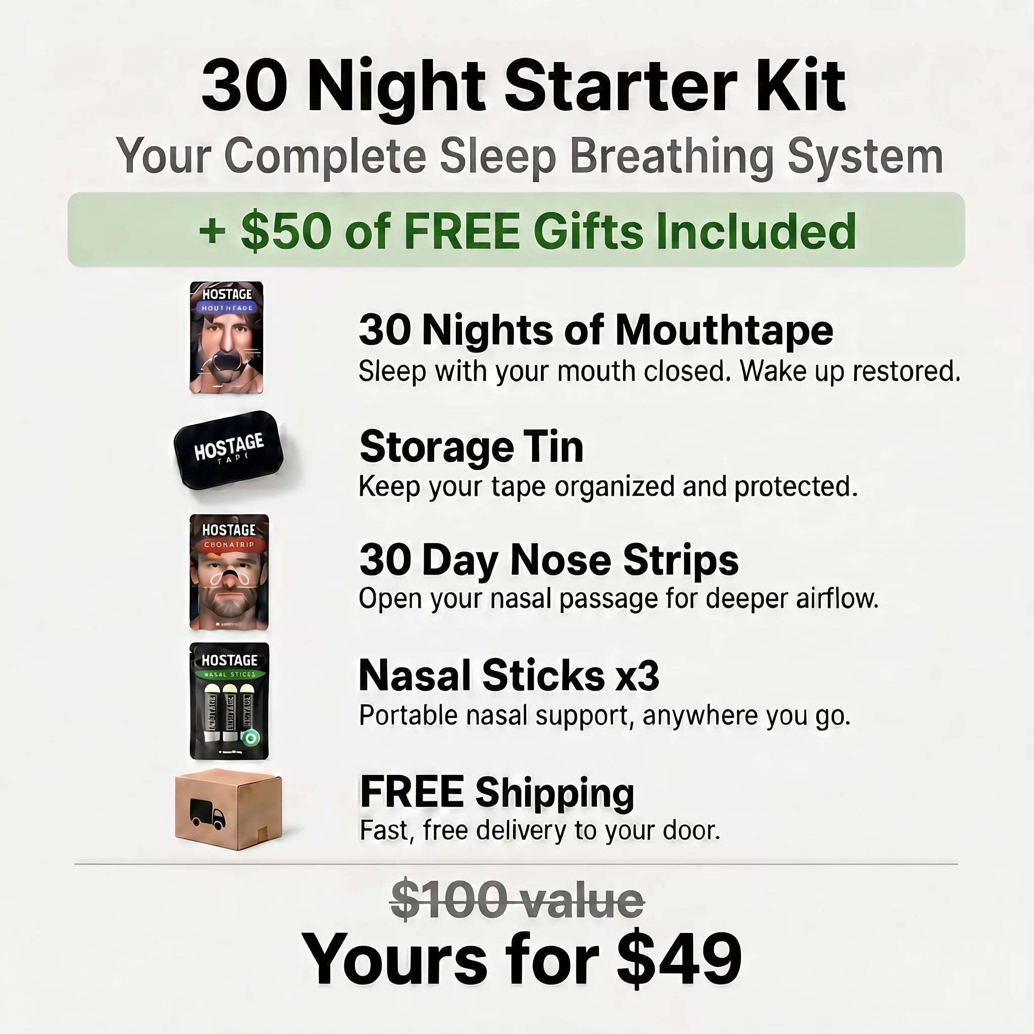 30 Night Starter Kit - Save 50% - FREE Shipping
