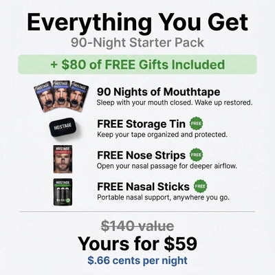 Hostage Mouth Tape - 90 Night Starter Pack