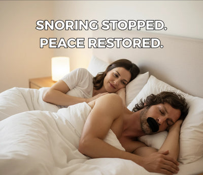 Hostage Tape couple sleeping peacefully with mouth tape 