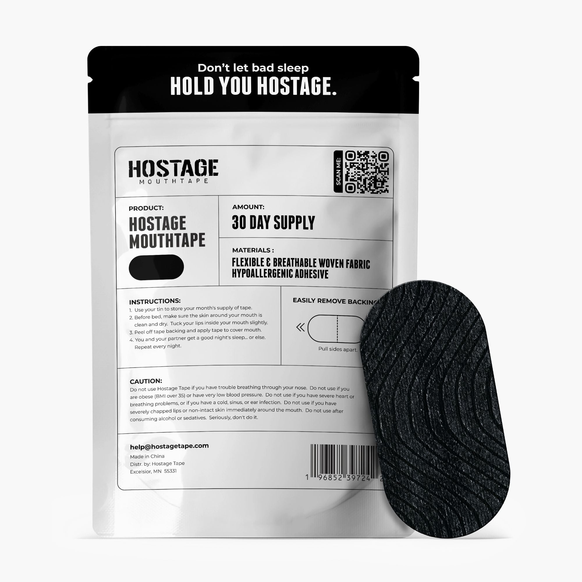 Hostage Mouth Tape & Nose Strips SPECIALS - Hostage Tape