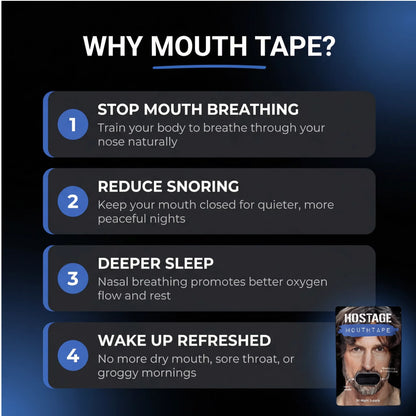 Hostage Mouth Tape 30 Night Try - LIMITED OFFER - Hostage Tape
