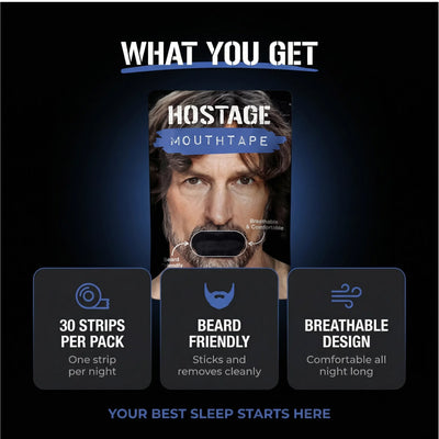 Hostage Tape: 1/3/6/12 Month Supplies | Mens/Womens - Hostage Tape