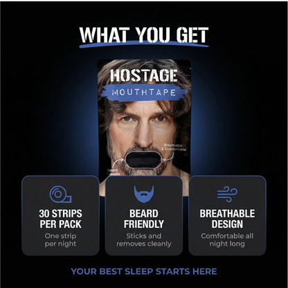 Hostage Tape: 1/3/6/12 Month Supplies | Mens/Womens - Hostage Tape