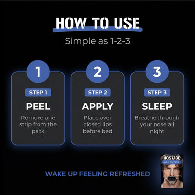 Hostage Mouth Tape 30 Night Try - LIMITED OFFER - Hostage Tape