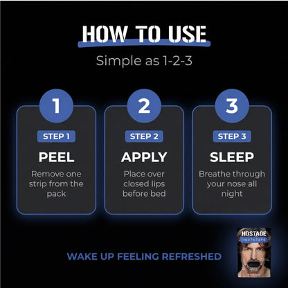 Hostage Mouth Tape 30 Night Try - LIMITED OFFER - Hostage Tape