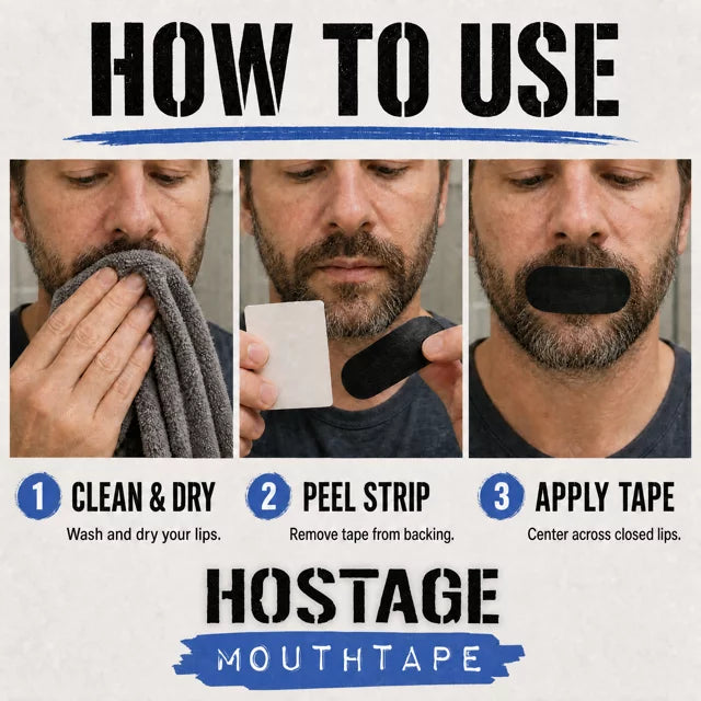 Mouth Tape Bundle + Nasal Sticks + Tin