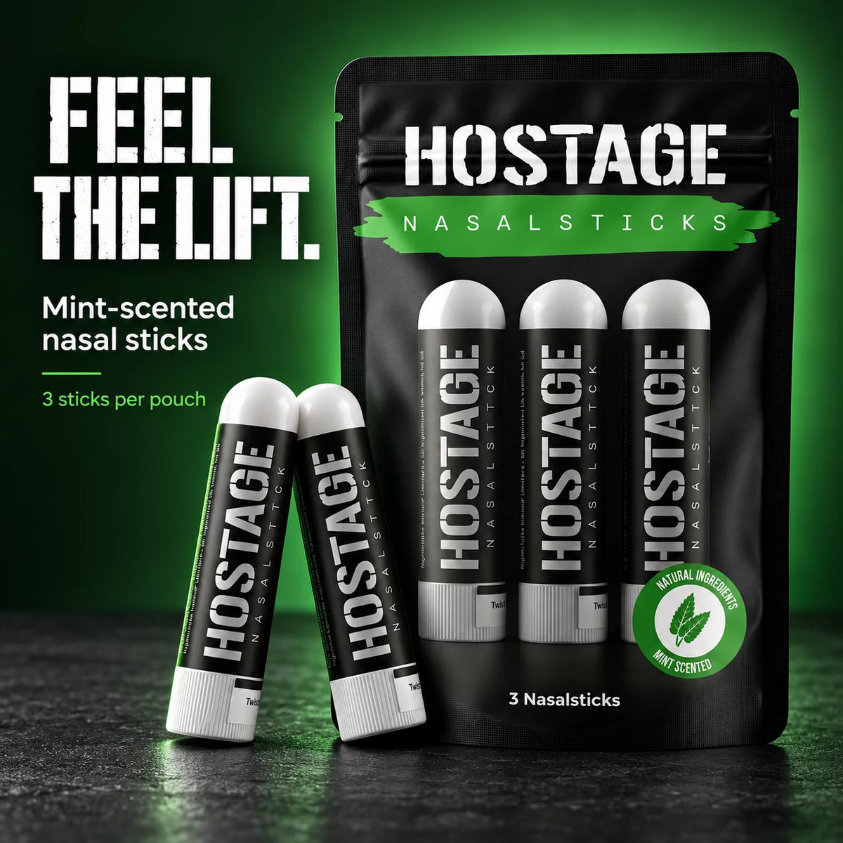 Hostage Nasal Stick Bundle
