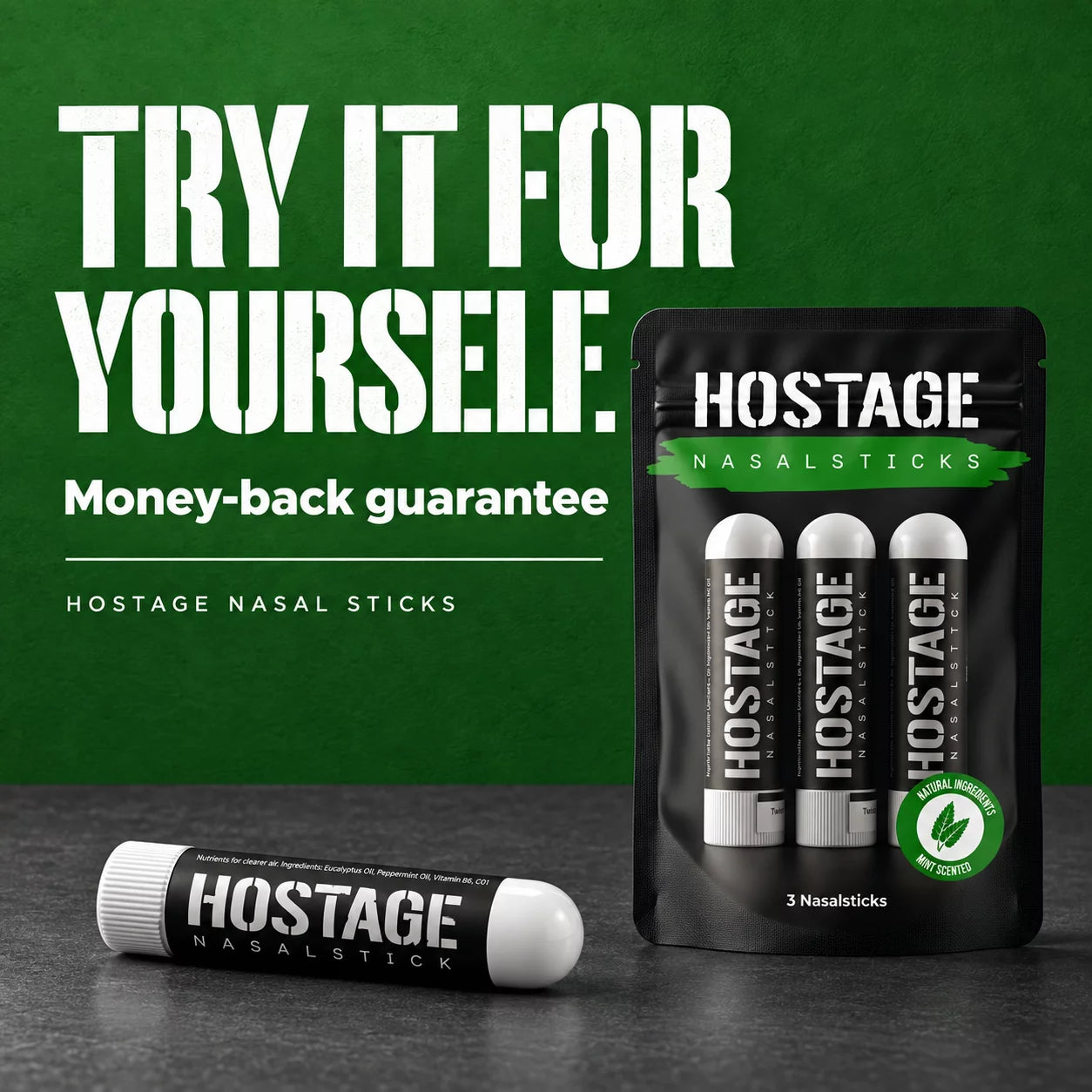 Hostage Nasal Stick Bundle