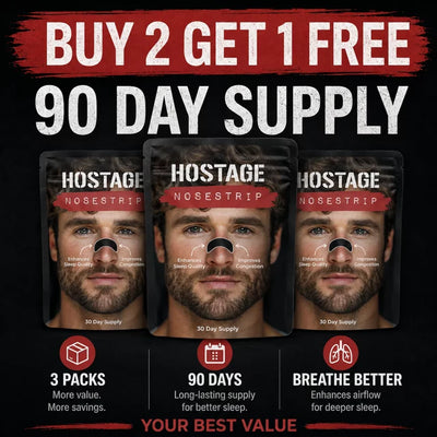 Hostage Nose Strips Buy 2 Get 1 FREE 90 Day - Starter Pack - FREE Shipping