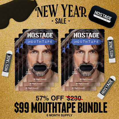 🤐 Mouth Tape Bundle + Blindfold + Tin