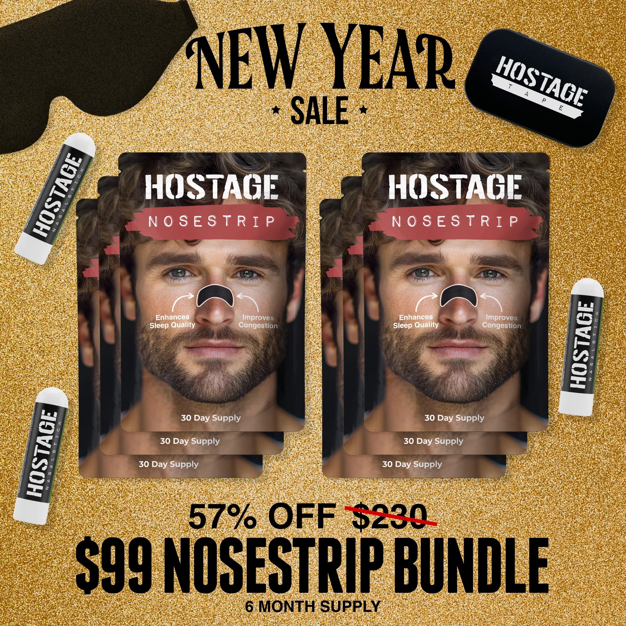 👃 Nose Strip Bundle