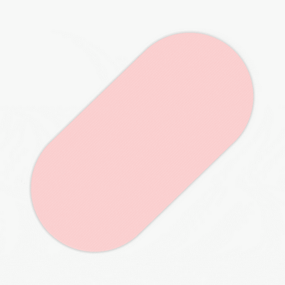 GIF showing one strip of Pink Hostage Mouth Tape from the top side and bottom adhesive side
