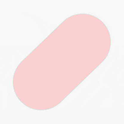 GIF showing one strip of Pink Hostage Mouth Tape from the top side and bottom adhesive side, designed for better sleep and nasal breathing