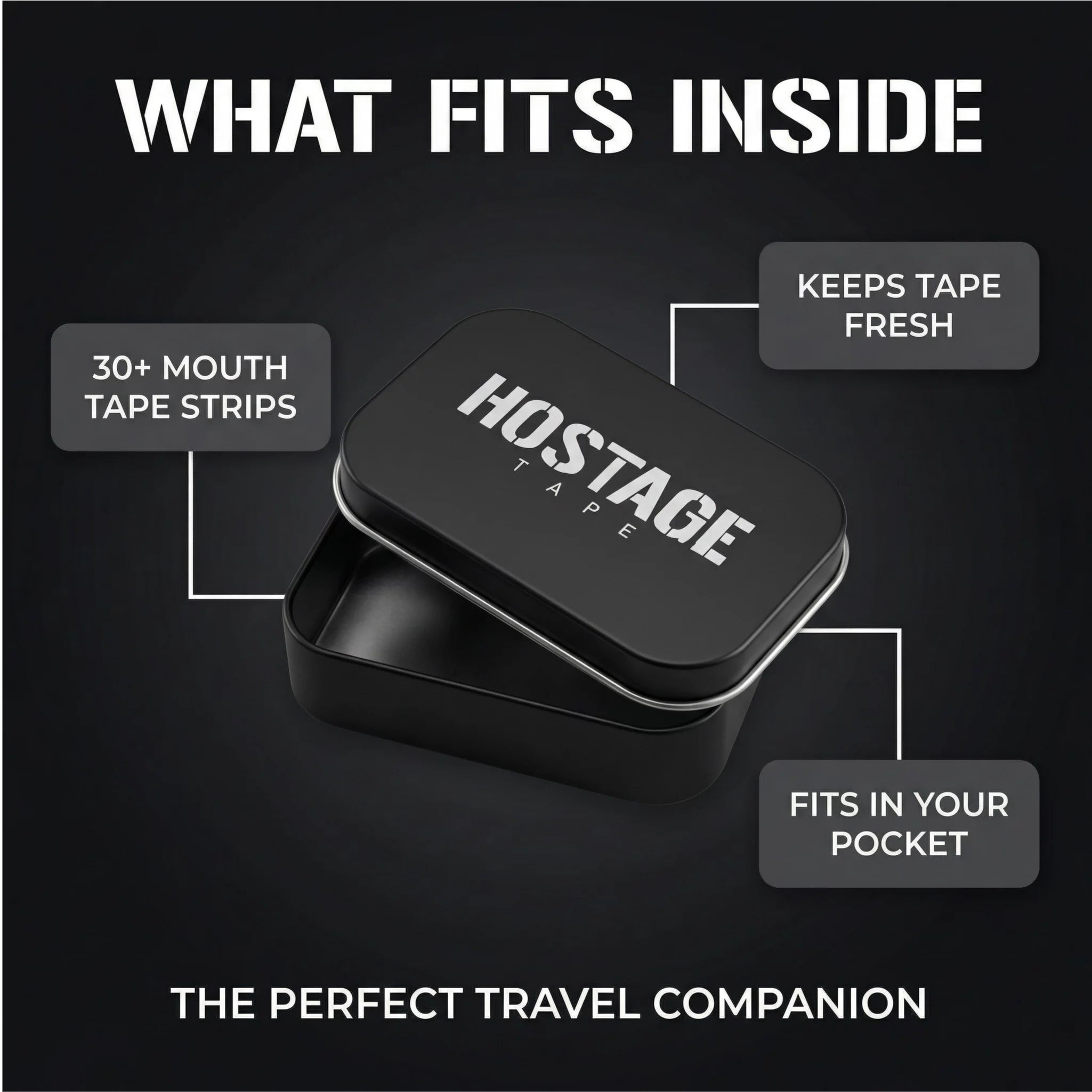 Hostage Mouth Tape Storage Tin - Hostage Tape