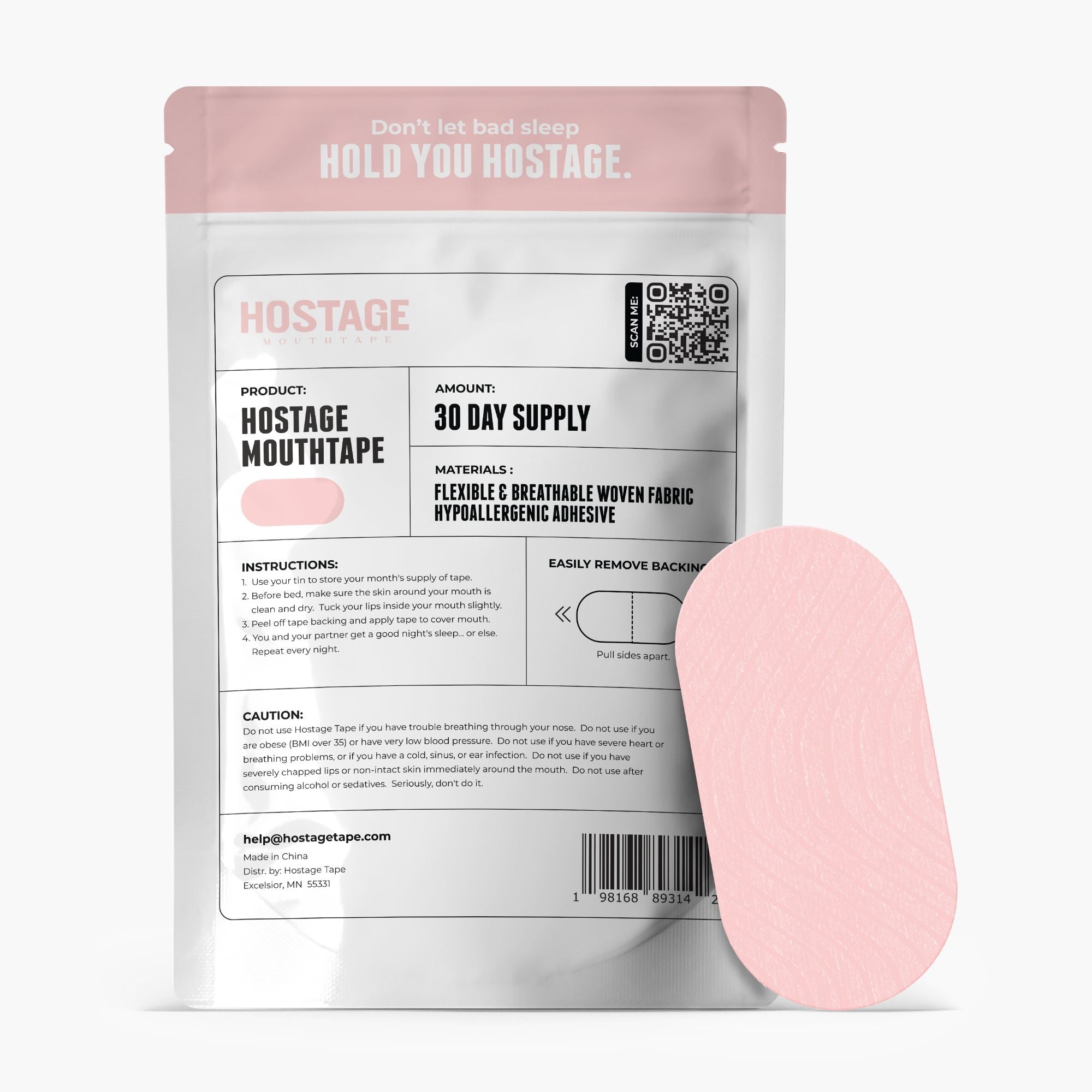 Hostage Mouth Tape & Nose Strips SPECIALS - Hostage Tape