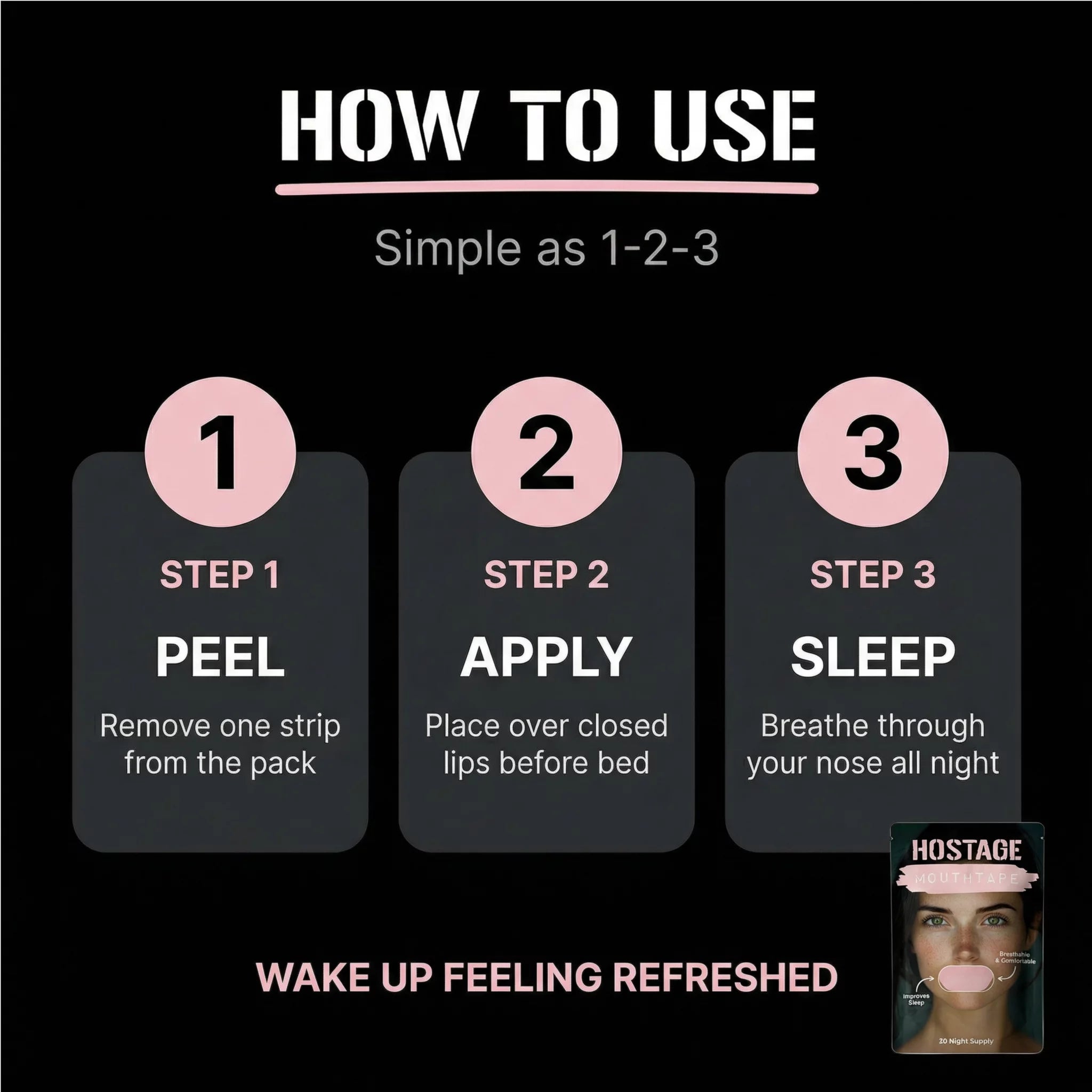 Women's 🤐 Mouth Tape Bundle - Hostage Tape