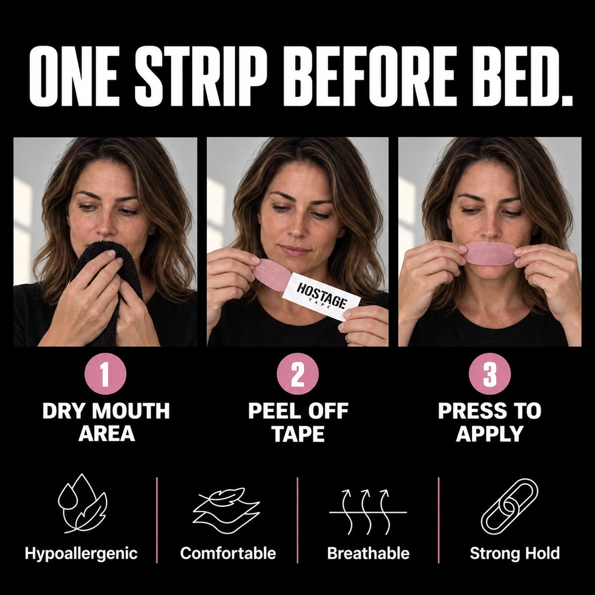 Hostage Tape: 1/3/6/12 Month Supplies | Mens/Womens