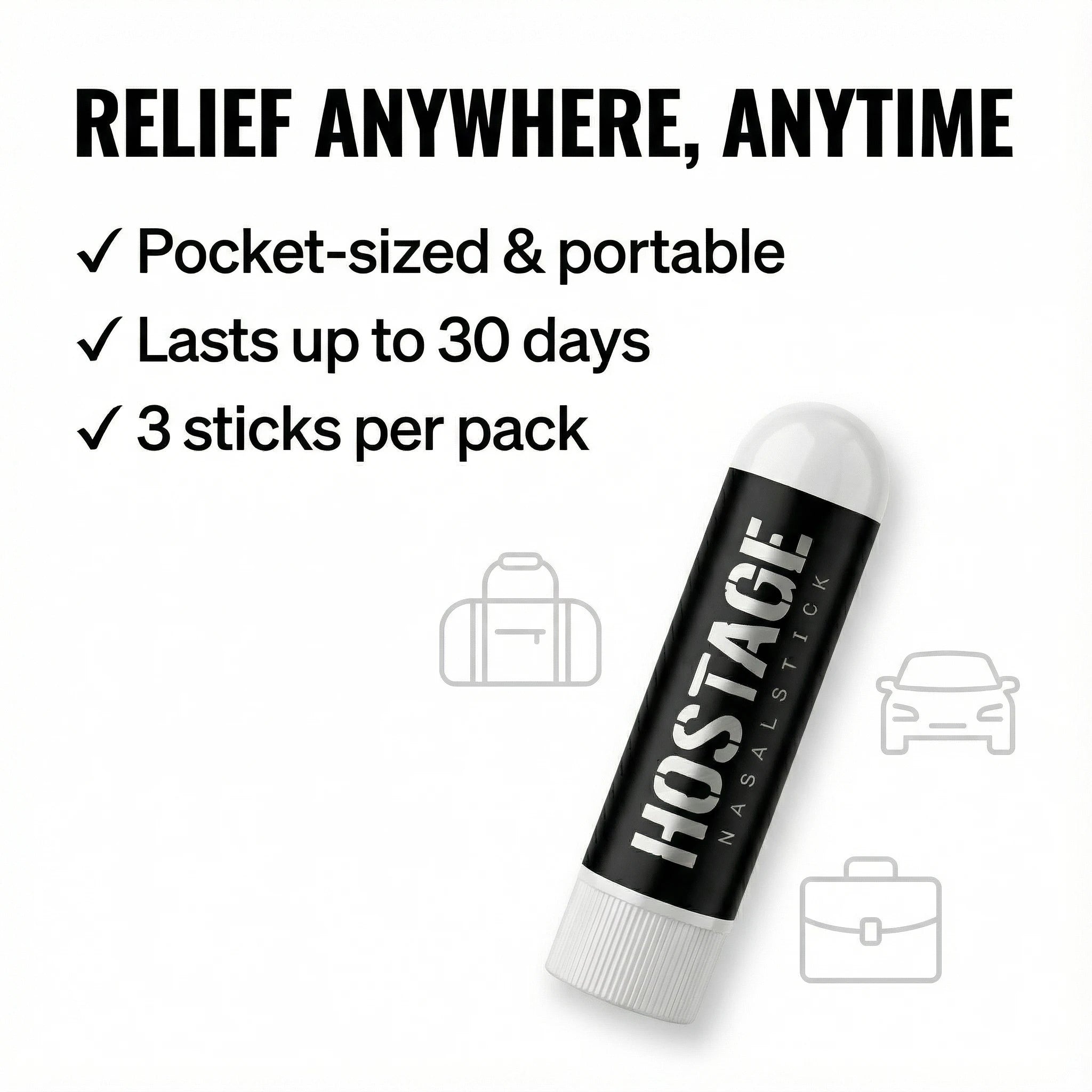 Hostage Nasal Stick - Hostage Tape