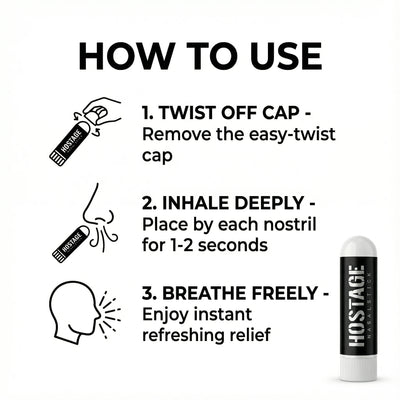 Hostage Nasal Stick - Hostage Tape