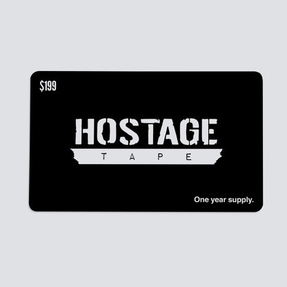 Hostage Tape gift card $199 for year supply of mouth tape strips for better sleep