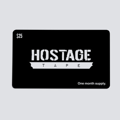 Hostage Tape gift card $55 for 1-month supply of mouth tape strips for better sleep