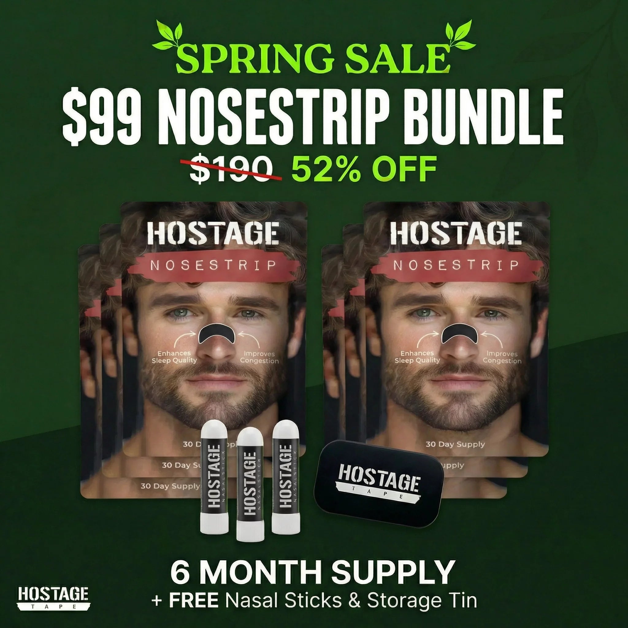 👃 Nose Strip Bundle - Hostage Tape