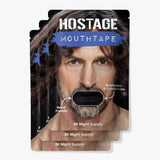 Three Month Pack of Hostage Mouth Tape packages on white background