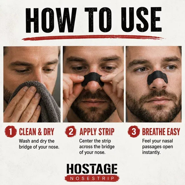 How to Use Hostage Nose Strips