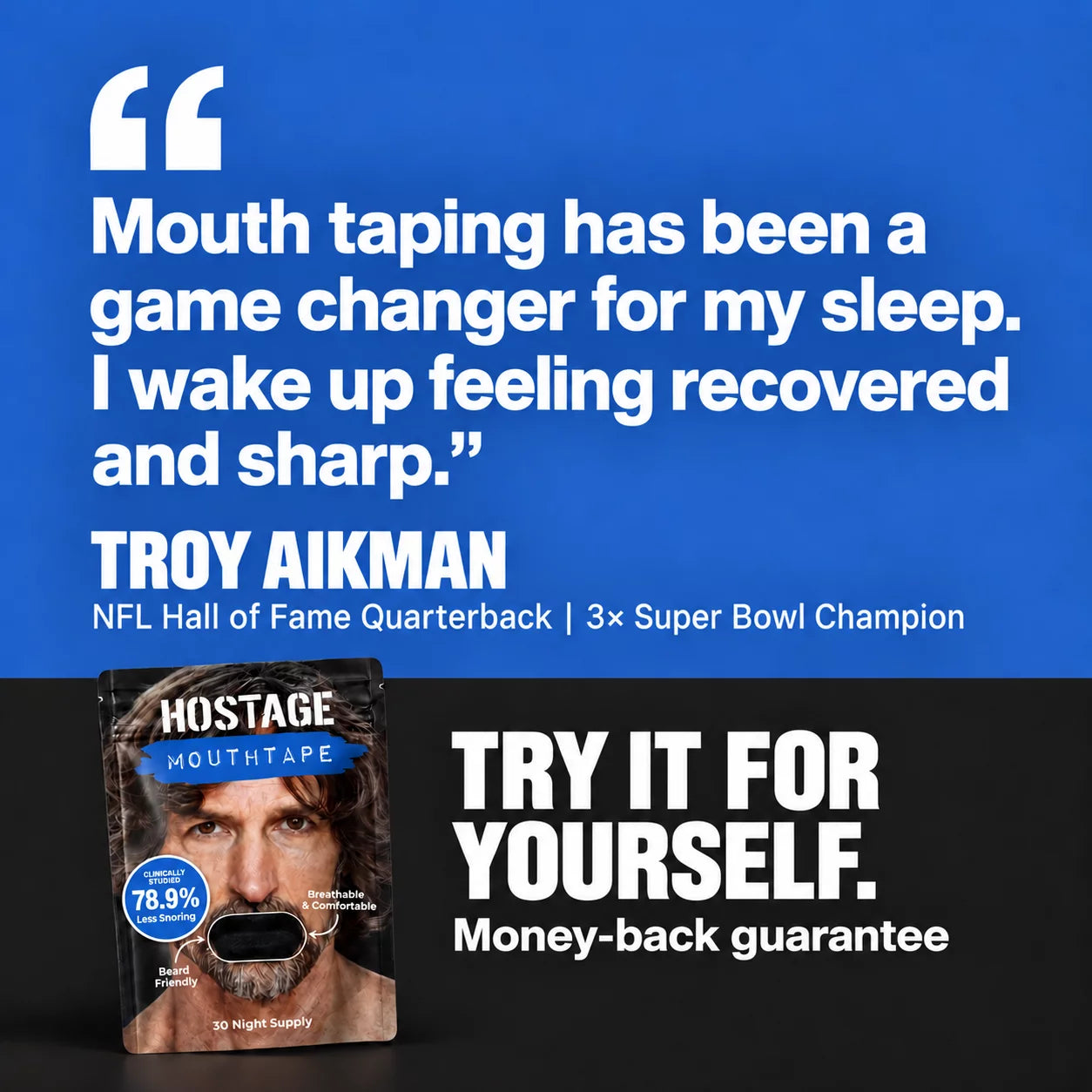 Troy Aikman Hostage Tape testimonial