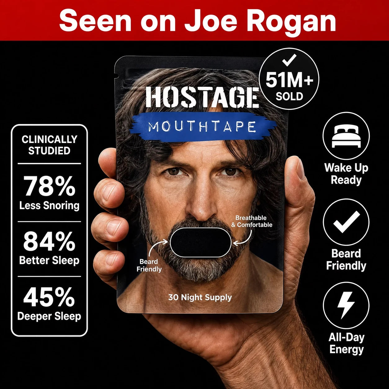 Hostage Tape seen on Joe Rogan