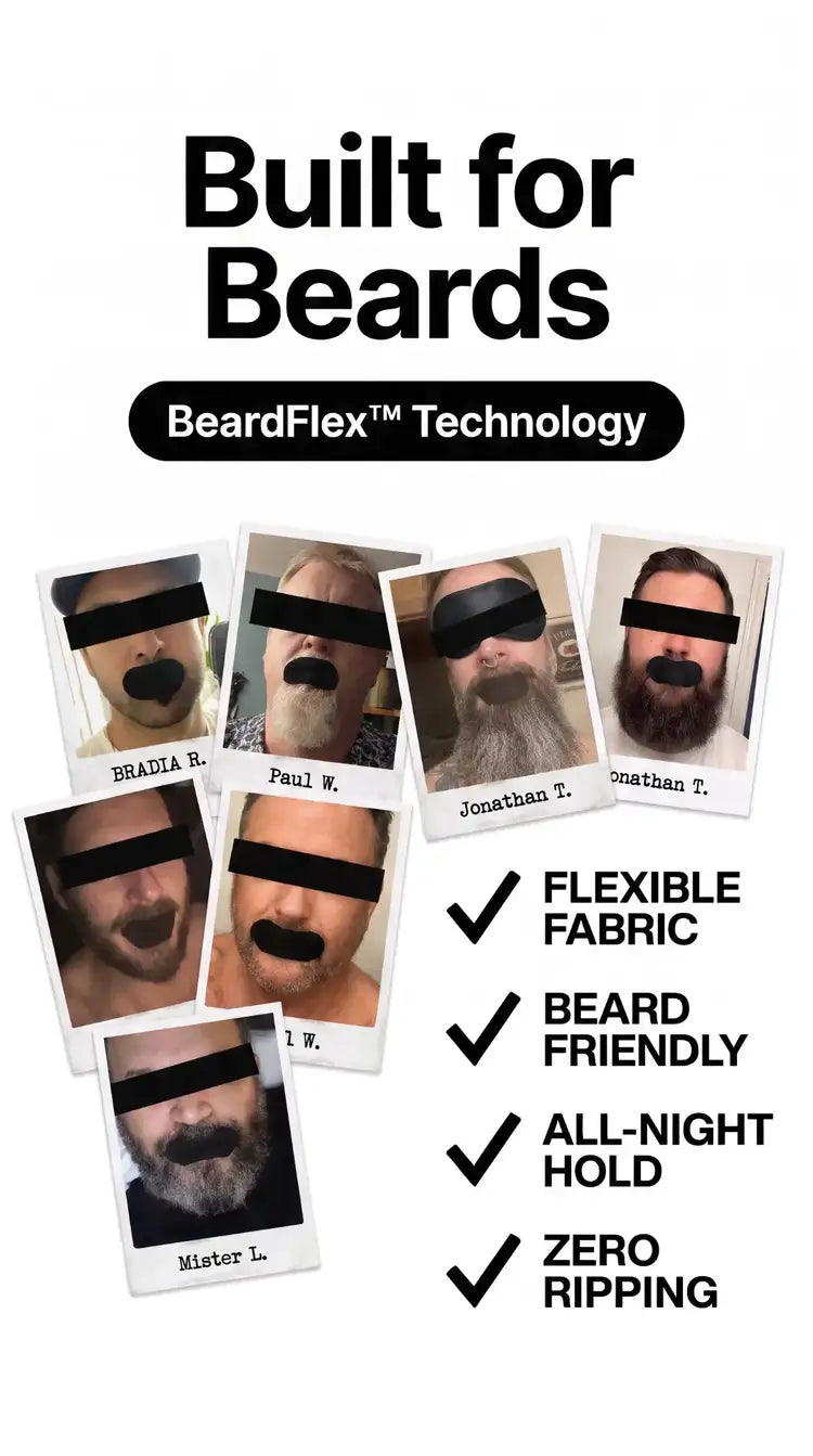 Hostage Tape designed for beards and facial hair